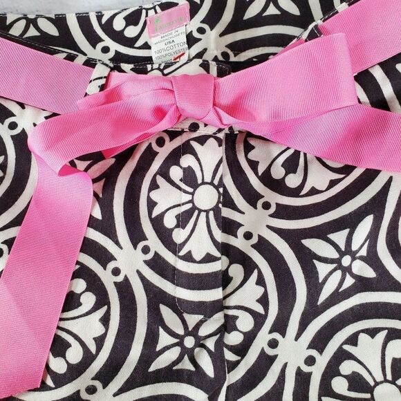 🔹️NWT Molly B Black and White Print Belted Shorts Size 6 - Picture 6 of 11